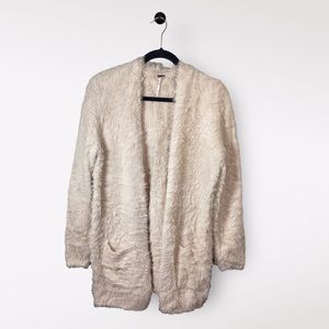 Free People Women’s Ivory Cream Cardigan Size Small